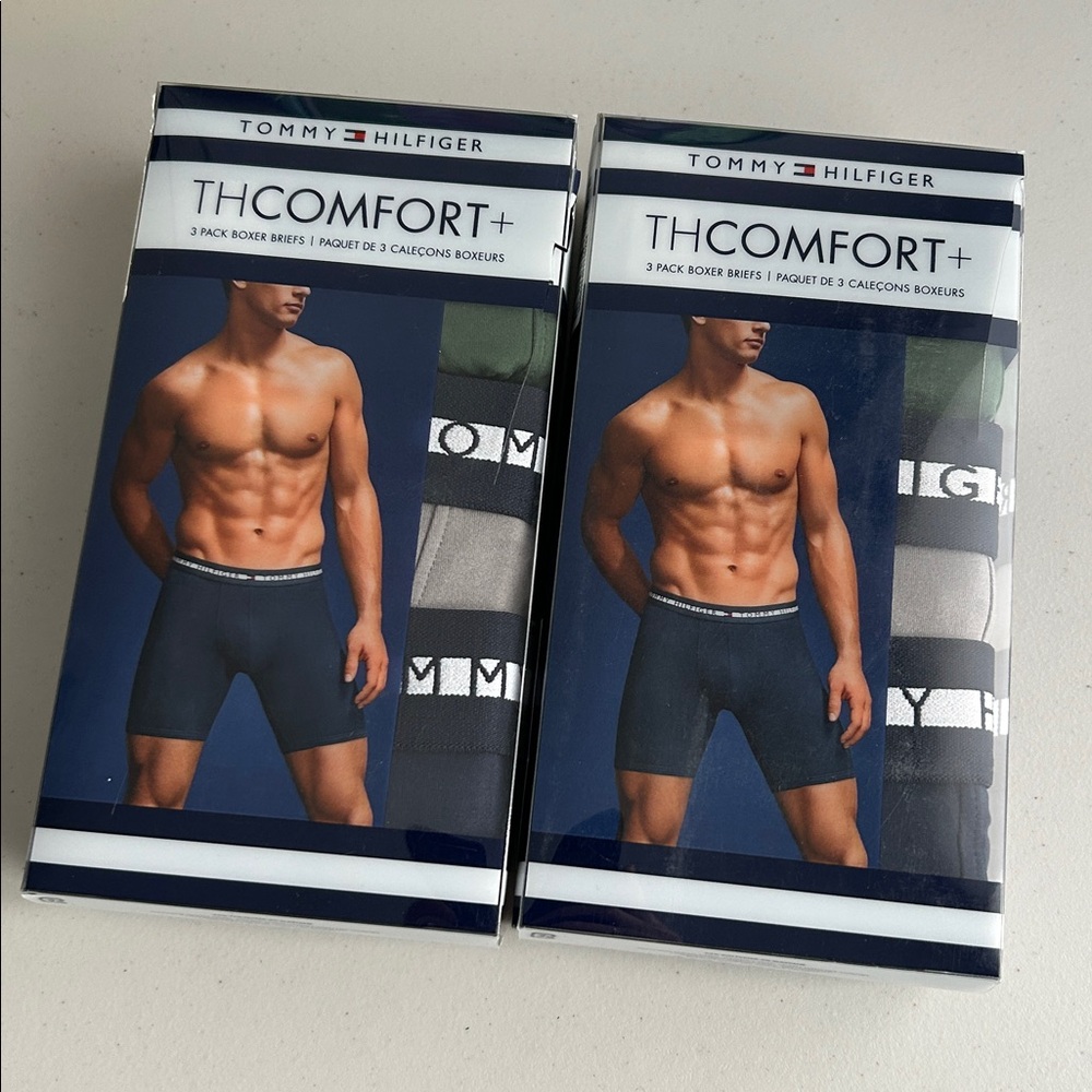 2 - Tommy Hilfiger THComfort Plus 3-Pack Men's Boxer Briefs Medium